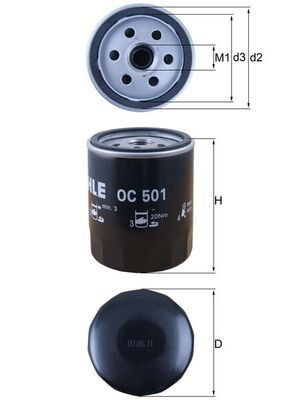 LX428 Mahle Original Повітряний фільтр двигуна